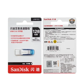 SanDisk USB 3.0 128GB Flash Drive Stick de Memorie de Mare Viteză U Disc Pendrive Usb Stick 16GB 32GB 64GB Pen Drive Mini USB Pen Drive