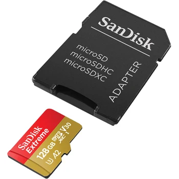 Original SanDisk Extreme PRO/Extreme Card de Memorie de 128 gb 64GB 32GB Viteza de Citire de Pana la 100MB/s microSDHC/SDXC UHS-I U3 V30 4K UHD