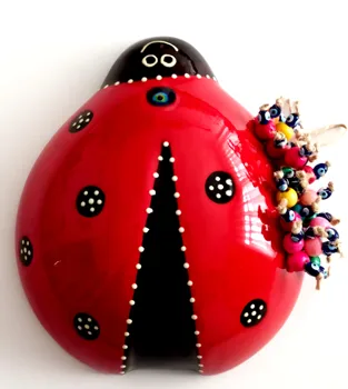 Ceramica Gărgăriță Roșu Ornament De Perete Suvenir