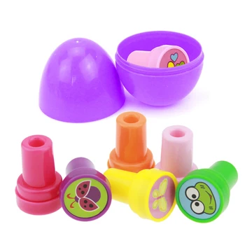 12pcs Colorat Ouă de Paști, Plină cu Jucării de Paște Favoruri de Partid pentru Copii Cadouri Petrecere Giveaway Jucării Surpriză Seturi Aleatoare Stil