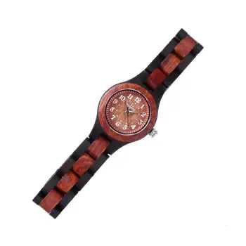YULUCH 2018 Doamnelor din lemn ceas de moda trendy cadran mic top brand de lux importate mișcare digital pointer ceas cadou