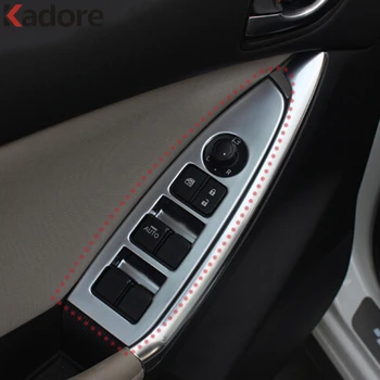Pentru Mazda CX-5 CX5 2012-2016 ABS Mat Mâner de Ușă Cotiera Tapiterie Auto macaraua Geamului Buton Comutator Capac Interior Accesorii