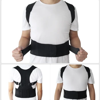 Masculin Feminin Magnetică Reglabilă Corector de Postura Corset corset Spate Curea Suport Lombar Drept Corector de espalda pentru S-XXL