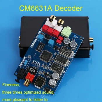 CM6631A 6631 CM6631 DAC Digital Interfață USB pentru I2S/SPDIF Coaxial Decodor Bord 32/24Bit 192K placa de Sunet DAC H098