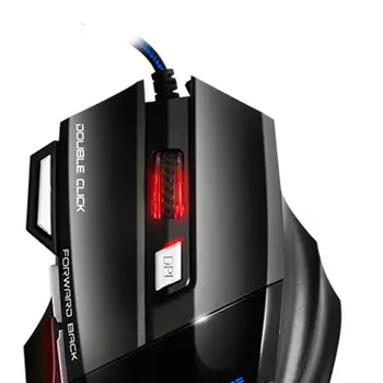 IMICE X7 Gaming Mouse Ergonomic Design 7 Butonul 4 viteze DPI Ajustare ABS Dublu-clic pe Tasta Mouse-ul Optic pentru Calculator