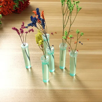 100buc Flori de Nutriție Tub de Plastic Florale de Apa Tub Cu Capac Ține Rizom Proaspat Tub Hidroponice Container Pentru Flori