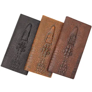 Portofele pentru bărbați Aligatori carteras Subțire mens portofel Lung de Afaceri de Lux, Design de Brand fermoare Cartelei PU piele sac de ambreiaj