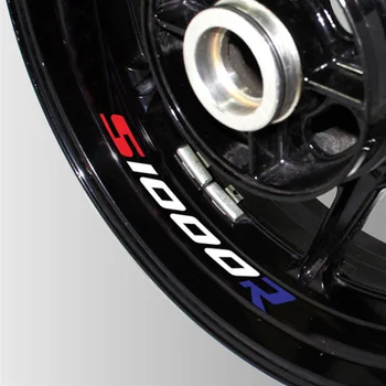Noua Motocicleta Styling Roata Cauciuc logo-ul de creatie rim partea interioară decalcomanii autocolant Decorativ potrivit pentru Bmw S1000R