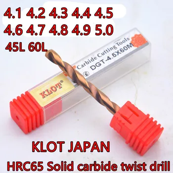4.1 4.2 4.3 4.4 4.5 4.6 4.7 4.8 4.9 5.0 2 buc/set KLOT HRC65 carbură Solidă burghiu de prelucrare HRC 65 de următoarele materiale