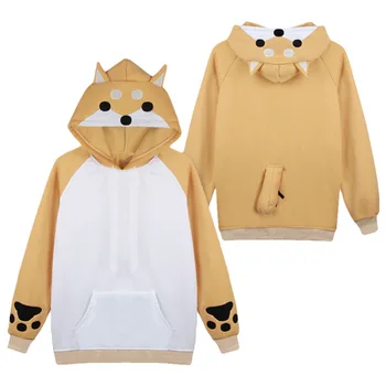 Shiba Inu Husky Hoodie Coat Pulover Pulover De Crăciun Cosplay Costum Jachete Paltoane