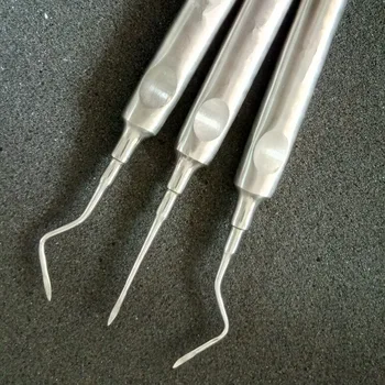 3Pcs/lot de Înaltă Calitate din Oțel Inoxidabil Dentare Lift Dinți Clareador Curbat Rădăcină se Ocupe de Dentist Instrument Chirurgical Instrumente