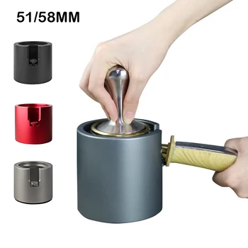 51/58mm Aliaj de Aluminiu Filtru de Cafea Ocupe de Titularul Espresso Mat Sta Tamper Cafea de Bază Raft Cafea Accesorii Barista Instrumente