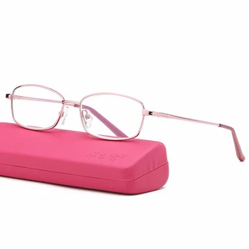 Femei Anti-Blu-ray ochelari de Citit ultra-light rășină doamna eleganta pulbere rama de ochelari Ochelari de +1.5 2.0 2.5