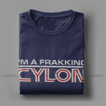 Bărbați T-Shirt sunt Un Cylon Battlestar Galactica Bumbac Tricou Maneca Scurta Dwight Birou Tricouri Oana Gât Topuri 6XL