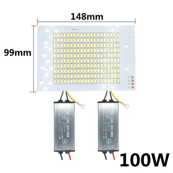 50W 100W 150W LED 200W SMD5730 Chip Lampa de Șirag de mărgele Cu Driver LED de Mare Putere LED Proiector 30-36V Pentru Interior Exterior PCB Kit DIY