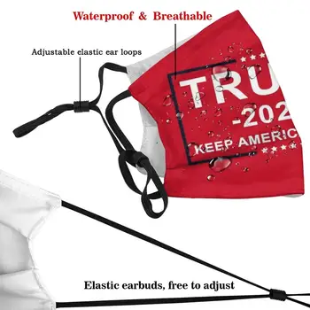 Trump Ține America Mare 2020 Masca de Fata Noi 3D Masca de Protecție care Acoperă Viteze Lavabile Refolosibile Respirabil Păstrați Masca de fata