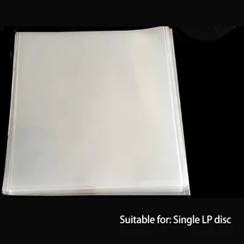 100buc LP Vinil Înregistrare Sac de 12 Inch Sac Exterior husă de Protecție din Plastic Negru Geanta Plic disc de Vinil Tub Sacou