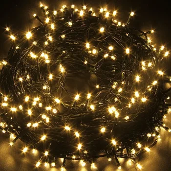 Woodpow CONDUS de Basm Șir de Lumini pentru pomul de Crăciun Xmas Party Decor Nunta 24V UE NE Impermeabil în aer liber de Iluminat Ghirlanda