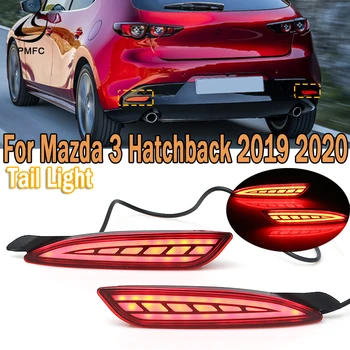 PMFC LED Bara Spate Lumina de Frână Dinamice Turn Semnal de Lumină Reflector Stop Lampa Ceata Lampa Mazda 3 Hatchback 2019 2020
