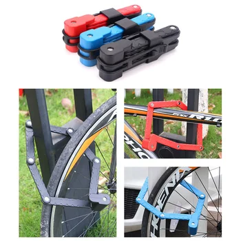 Universal de Siguranță MTB Biciclete Pliabile Lock Professional Anti-furt Aliaj de Otel Pliabil sistem de Blocare Biciclete, Cheile