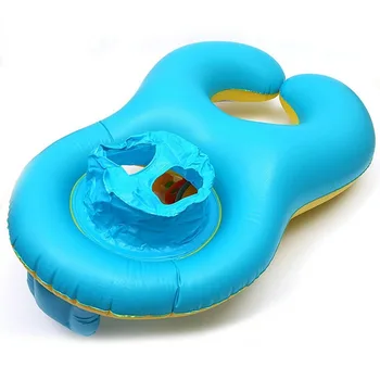 Dublu Roți Gonflabile Înot Pentru Copii Float Mama Copilului Gonflabile Înot Inel Baie Cercuri Copilul Barca Gonflabila Jucării De Vară