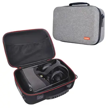 Portable Hard EVA Călători Caz care Transportă Sac de Depozitare cu Maner, Fermoar Impermeabil Geanta pentru Oculus Quest Ochelari VR Accesorii