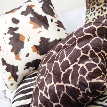 Animal Zebra Leopard de Imprimare de Pernă Canapea Talie Arunca Pernele de Acoperire 45x45/60x60cm Decor Acasă Moi Perne Decorative
