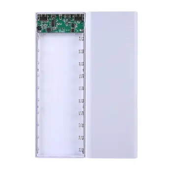 Dual USB LCD Power Bank Shell 10x18650 Caz Baterie Încărcător Cutie Accesorii Q6PA