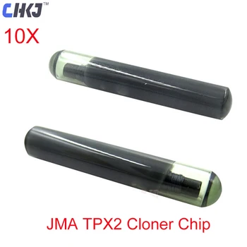 CHKJ 10BUC/LOT Cheie de Masina Original Chips-uri JMA Cloner TPX2 4D Transponder Chip de Sticlă Crypto Deblocat Cip de Înaltă Calitate