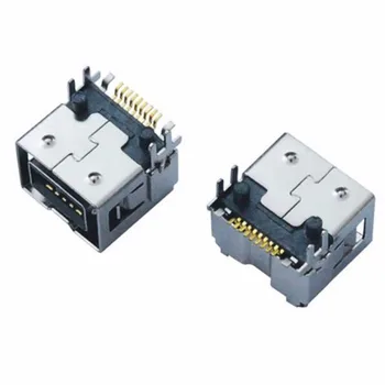 10buc/lot IEEE 1394B 9P Conector USB 1394-9P Feminin Socket SMT 1394 Soclu