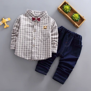 2019 primăvară Nouă îmbrăcăminte pentru copii tricou și pantaloni 2 piese de Îmbrăcăminte Seturi pentru Băieți Bumbac Băiatului haine Copii, seturi de haine