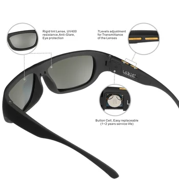 Ochelari de Soare barbati cu Variabila Electronic Tentă Obiectiv de Control Inteligent Bărbați ochelari de Soare Polarizati pentru Condus de Pescuit care pleacă 2018 Noi