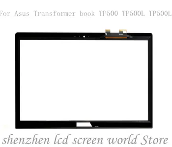 Pentru Asus Transformer book TP500 TP500L Q502 Q502L Ecran Tactil de 15.6 inch Digitizer Panou de Sticlă Înlocuirea Senzorului de