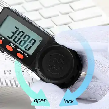 280mm/200mm Raportor Digital unghi finder conducător Inclinometer Goniometru Nivelul Instrument de Măsurare Electronic Indicator Unghi