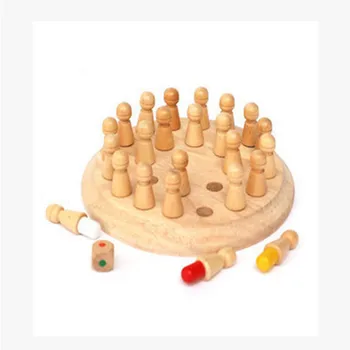 Jucarii din lemn de memorie de șah de paternitate jocuri de memorie de culoare jucarii transport gratuit
