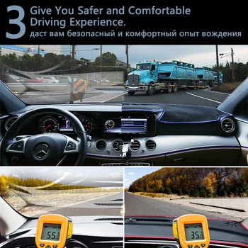 Tabloul de bord Capacul de Protecție Pad pentru Hyundai Santa Fe 2013 2016 2017 2018 DM IX45 Accesorii de Bord Parasolar Covor