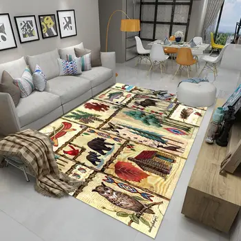 Decor dormitor pentru Copii Desene animate 3D de Imprimare Covor Pentru Camera de zi Lavabile Moderne Dormitor Noptieră Zona Covor Moale Camera de Studiu Mat