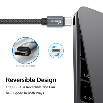 5Pack USB de Tip C Cablu TIEGEM de Tip C, Încărcare Rapidă USB-C prin Cablu de Date pentru Samsung Galaxy S8 Nota 8 Nexus 5X 6P OnePlus 2 USB C