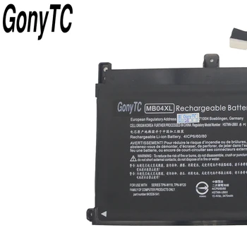 GONYTC Original 15.4 V 55.67 Wh Baterie Laptop PENTRU MB04XL HQ-TRE 844204-850 843538-541 TPN-W119 MB04 HQ-TRE baterie