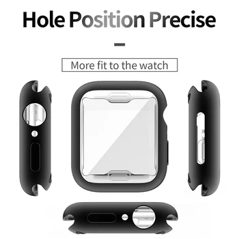 6 Pack Ecran Flexibil Protector Acoperă pentru Apple Watch SE Caz Seria 6 5 4 44mm 40mm Mat TPU Coajă pentru iWatch Moale Bara de protectie