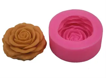 Floare trandafir Silicon Săpun mucegai silicon 3D Matrite manual mucegai DIY Meșteșug matrite S625