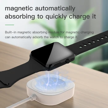 KUULAA Magnetic Wireless Charger Stand Pentru Apple Watch Dock Cablu de Încărcare Pentru iWatch Iphone Uita-te la Seria 6 5 4 3 2 Applewatch