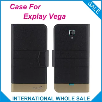 Noi Top Fierbinte! Explay Vega Caz,5 Culori de Înaltă calitate Full Flip Moda Personaliza Piele de Lux Accesorii Telefon