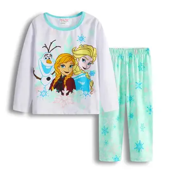 Toamna Băieți Fete Copii Pijamale Anna Elsa Copii Pijamale Copii Pijamas Seturi Printesa Pijama Bumbac, Pijamale, Haine 2-7Y