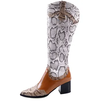 Sgesvier 2019 A Subliniat Toe Western Fermiera Cizme De Cowboy, Cizme Pantofi Femei Cizme Lungi De Cazaci Femeie Pantofi Chelsea Botas Mujer