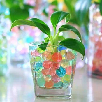 Hidrogel Apă Margele Perla De Cristal În Formă De Sol Noroi Cresc Gel Bio Ball Pentru Plante Flori Vaza Arma Aqua Gel Margele Polimer Orbiz Jucărie