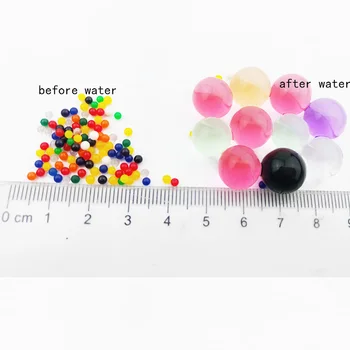 Hidrogel Apă Margele Perla De Cristal În Formă De Sol Noroi Cresc Gel Bio Ball Pentru Plante Flori Vaza Arma Aqua Gel Margele Polimer Orbiz Jucărie