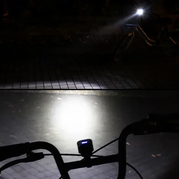 Wasafire 2*XPE Inteligent de Alarmă Față de Bicicletă Lumina USB Reîncărcabilă 250Lm Led Biciclete Lumina cu Claxon Bicicleta Lampa Lanterna Bicicleta