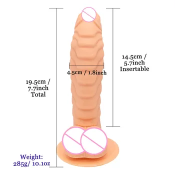 VETIRY G-spot Vibrator Simulare Penis Cristal Transparent cu Penis Mare Nu Vibrator Penis Fraier Jucarii Anale Pentru Femei Jucării Sexuale