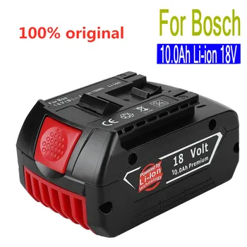 2 BUC 18V10000mAh Reîncărcabilă Pentru Bosch 18V Acumulator Backup10.0A Portabil de Înlocuire BAT609 semnalizator+3A Încărcător de Baterie
